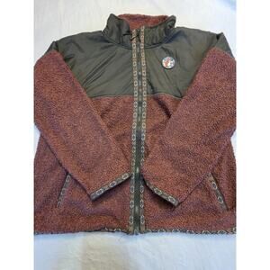 Buc-ees Longsleeve Zippered Fleece With Aztec Trim Men's Size 2XL